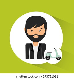 user avatar design, vector illustration eps10 graphic 