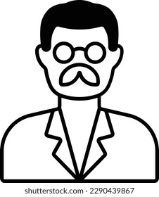 user avatar human people person Outline