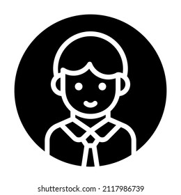 user avatar Icon. User interface Vector Illustration, As a Simple Vector Sign and Trendy Symbol in Line Art Style, for Design and Websites, or Mobile Apps,