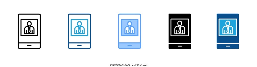 User Avatar icon sheet multiple style collection