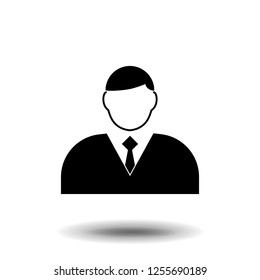 User avatar icon, sign, profile symbol