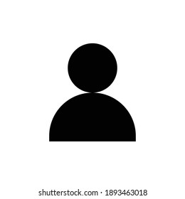 User avatar icon, vector file