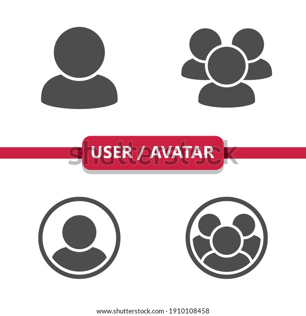 User - Avatar Icons. Professional, pixel perfect\
icons. EPS 10 format.
