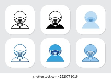 user avatar icons with various design styles