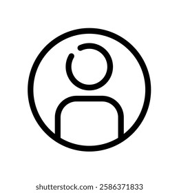 user, avatar, login - vector icon