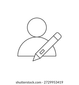 Avatar de usuario con lápiz para editar información de Cuenta