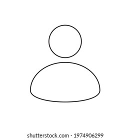 User avatar person icon vector file.