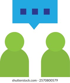 User Avatar Profile Icon Vector Flat Illustration