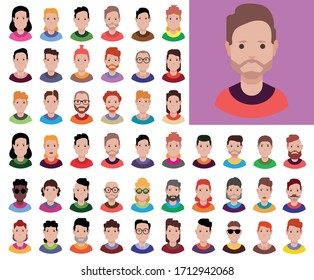 Lgbtqi Demiboy Cartoon Character Emotions Stock Vector (Royalty Free ...