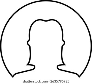 User avatars icon male and female human profile face icons. blank person Unknown anonymous person. Suitable for social media profiles, screensavers and as a template. on transparent background