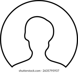 User avatars icon male and female human profile face icons. blank person Unknown anonymous person. Suitable for social media profiles, screensavers and as a template. on transparent background