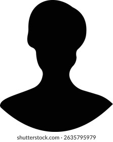 User avatars icon male and female human profile face icons. blank person Unknown anonymous person. Suitable for social media profiles, screensavers and as a template. on transparent background