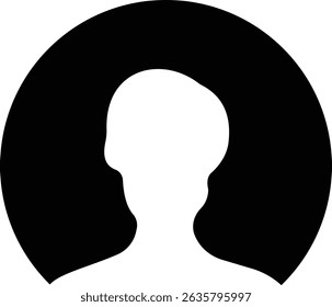 User avatars icon male and female human profile face icons. blank person Unknown anonymous person. Suitable for social media profiles, screensavers and as a template. on transparent background