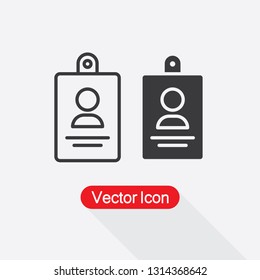 User Badge Icon Vector Illustratration Eps10