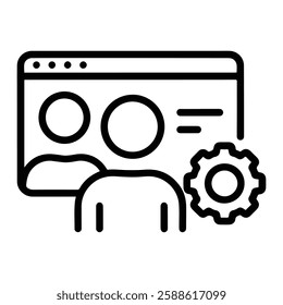 User Behavior Analysis Outline icon 
