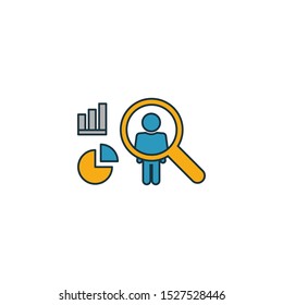 User Behavior Icon. Outline Filled Creative Elemet From Big Data Icons Collection. Premium User Behavior Icon For Ui, Ux, Apps, Software And Infographics.