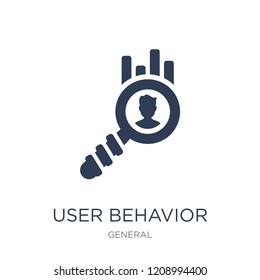 user behavior icon. Trendy flat vector user behavior icon on white background from General collection, vector illustration can be use for web and mobile, eps10