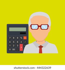 User calculator design, vector illustration eps10 graphic 