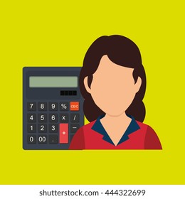 User calculator design, vector illustration eps10 graphic 