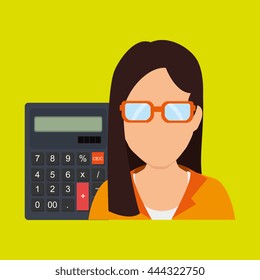 User calculator design, vector illustration eps10 graphic 
