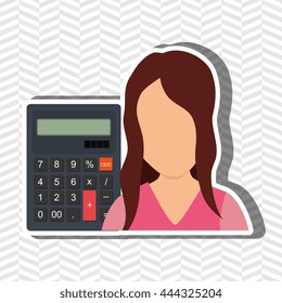 User calculator design, vector illustration eps10 graphic 