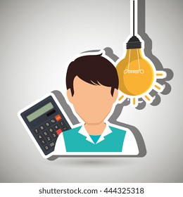 User calculator design, vector illustration eps10 graphic 