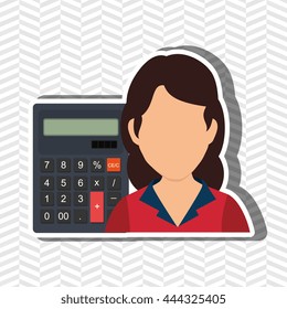 User calculator design, vector illustration eps10 graphic 