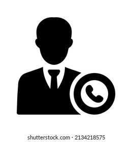 User call icon.phone (vector illustration)
