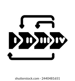 user centered design ucd glyph icon vector. user centered design ucd sign. isolated symbol illustration