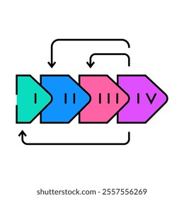 user centered design ucd line icon vector. user centered design ucd sign. isolated symbol illustration
