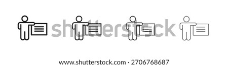 User chalkboard icons symbol vector elements for infographic web