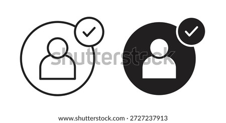 User check icons symbol. vector illustration pack for apps and designs