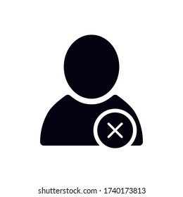 User check icon.Vector illustration.White background.
