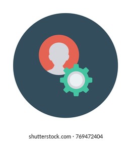 user circle flat