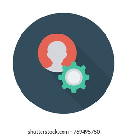 user circle flat