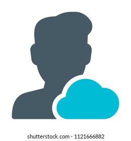 User Cloud symbol