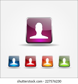 User Colorful Vector Icon Design