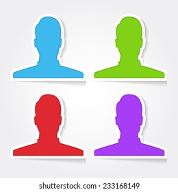 User Colorful Vector Icon Design