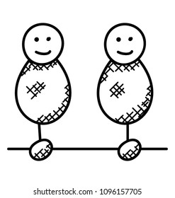 User connected to other links through social network