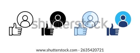 User Consent Icon Set Multiple Style Collection