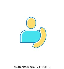 User consultant design icon logo vector illustration