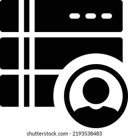user data Vector illustration on a transparent background.Premium quality symmbols.Glyphs vector icon for concept and graphic design.
