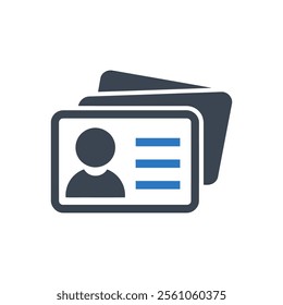 User Details Icon On White Background