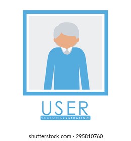 User digital design, vector illustration eps 10