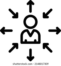 Benutzeranweisungen Pfeile Vektorgrafik auf transparentem Hintergrund.Symbole in Premium-Qualität.Dünne Vektorsymbol für Konzept und Grafikdesign.