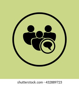 user discussion icon