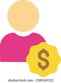 ilustración de vector de usuario en un fondo transparente.Símbolos de calidad premium.Icono de vector de trazo para el concepto y el diseño gráfico.