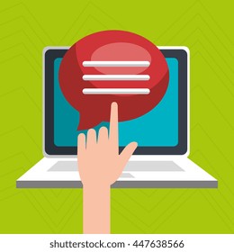 user ecommerce laptop isolated icon design, vector illustration  graphic 