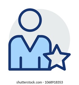  user employee star 