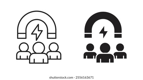 User engagement Filled flat icons set for apps and web ui designs.